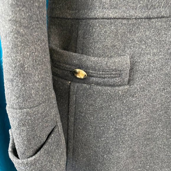 Marc by Marc Jacobs Double Breasted Wool Blend Coat Gray - Picture 15 of 16